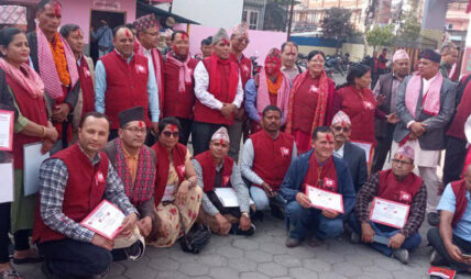 एकीकृत अखिल नेपाल शिक्षक संगठनको अध्यक्षमा पुनः अधिकारी
